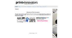 Desktop Screenshot of printinnovators.com